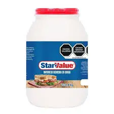[722] Aderezo Mayonesa 3.52 kg, star value, tarro