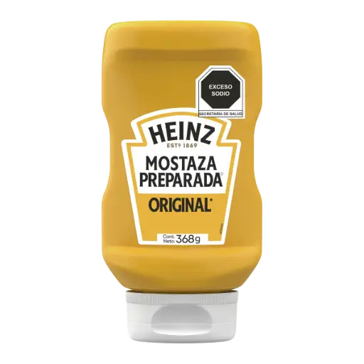 [762] Mostaza apachurrable 368g, heinz, pieza