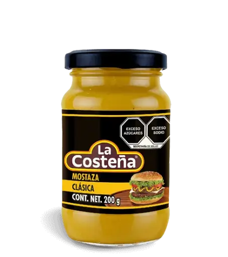 [764] Mostaza de 200gr, la costeña, pieza