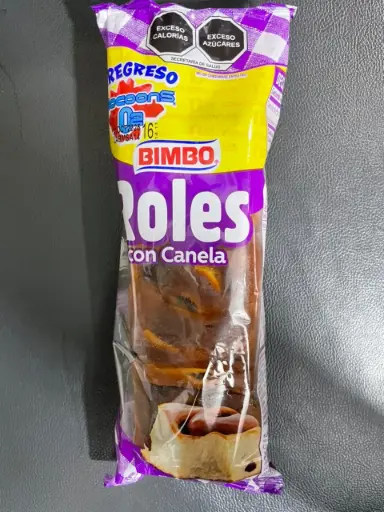 [918] Roles de canela 180 grs, bimbo, pieza
