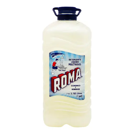 [1293] Detergente liquido de 3.7 lt multiuso, roma, galon