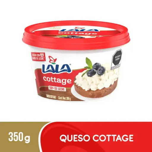 [1399] Queso cottage 350gr, lala, pieza