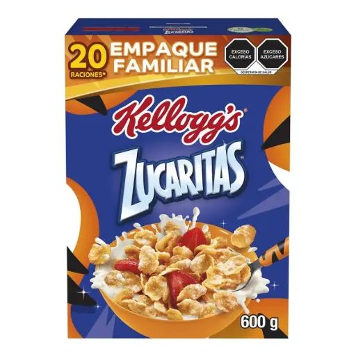 [2000] Cereal zucaritas 600 gr, Kellogg's, piezas