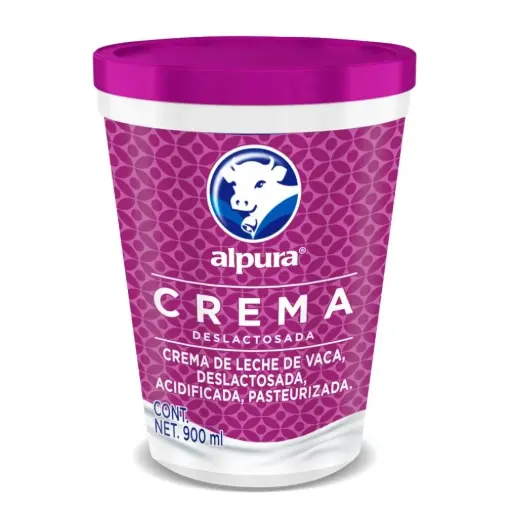 [2261] Crema deslactosada 900ml, alpura, pieza