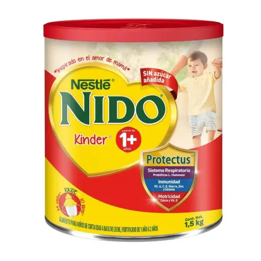 [2273] Leche en polvo nido 1.5 kilos, nestle, bote