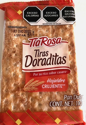 Doraditas de 110 gramos, tia rosa, pieza