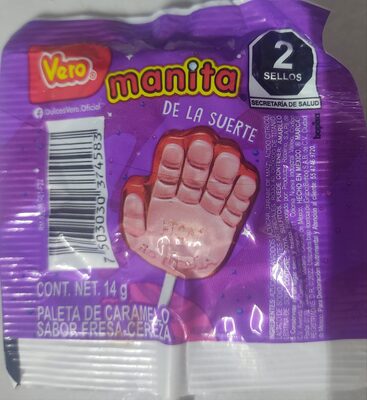 [2816A] Paleta manita, vero, 16 grs, pieza