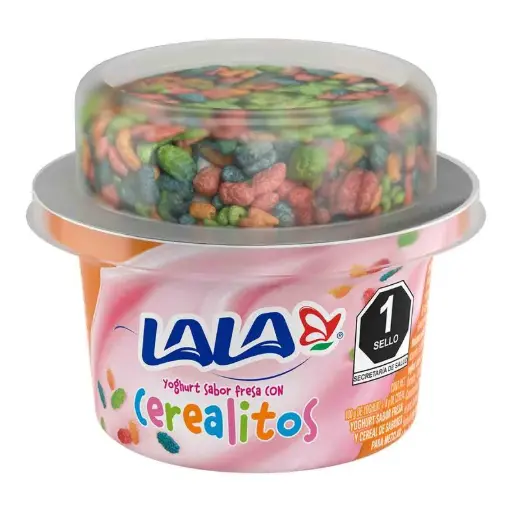 Yogurt sabor fresa con cereales 100 gr, lala, pz