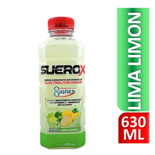 [219A] Bebida hidratante lima limon 630ml, suerox, pieza