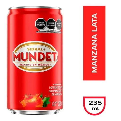 [151A] Sidral mundet 237 ml, pieza