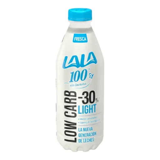 [369A] Leche past sin lactosa light  -30 %, Lala, litro