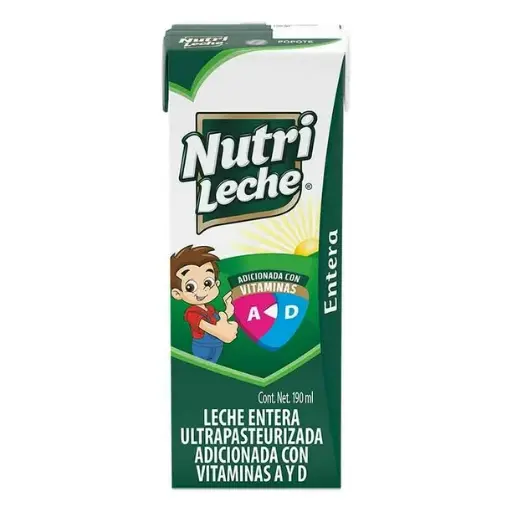 Leche uht chocolate 190 ml, nutri, pieza